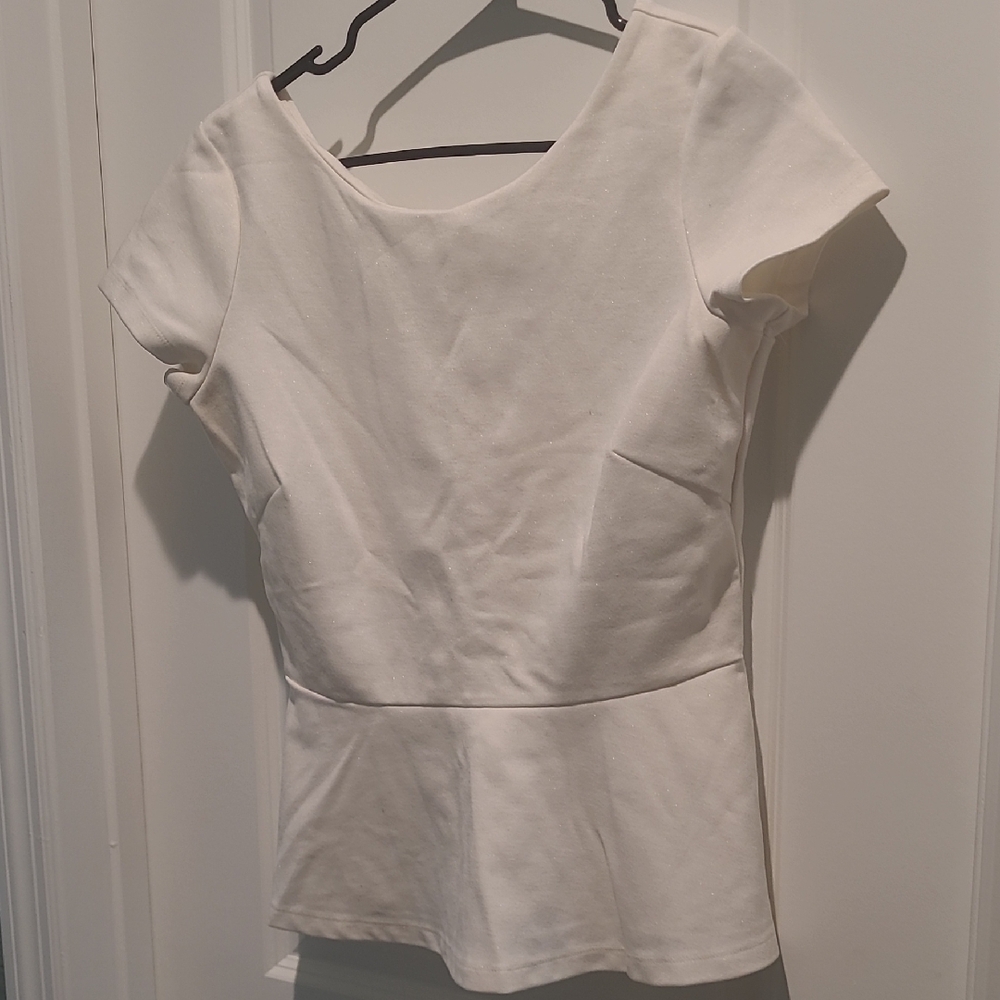 Elegant White Women's Top
